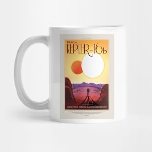 Kepler 16-b NASA Artwork Mug